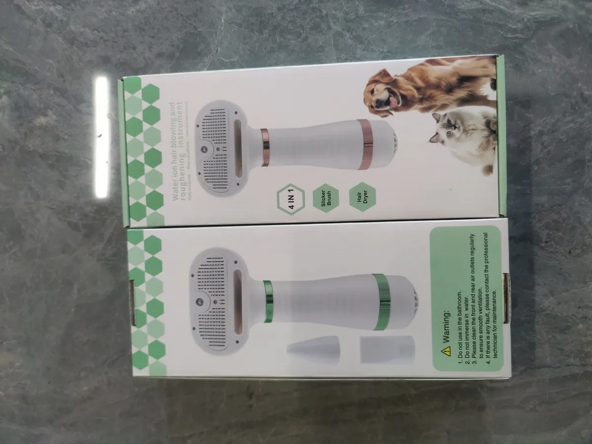 3 in 1 Rechargeable Pet Hair Steam Brush Deshedding Tool for Cats and Dogs - detail
