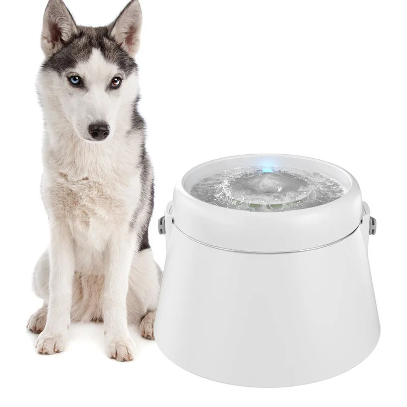 Stainless Steel Cat Water Fountain Automatic Pet Water Dispenser with Bowl