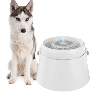 Stainless Steel Cat Water Fountain Automatic Pet Water Dispenser with Bowl
