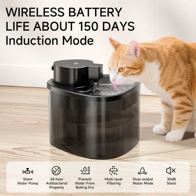 Smart Pet Water Fountain with Filter Eco-Friendly Silent Automatic Dispenser