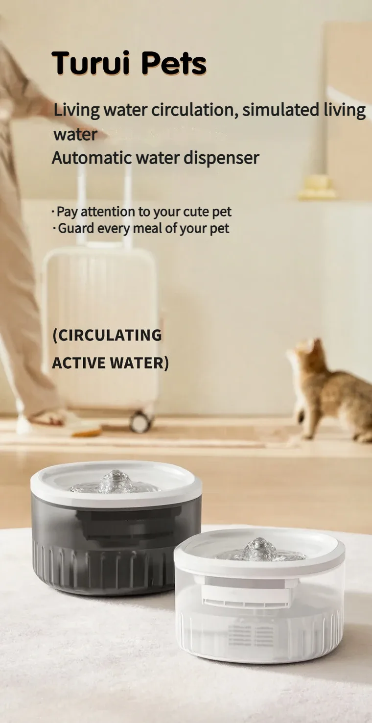 Automatic Cat Water Fountain Circulation Pet Water Dispenser Water Feeder - detail