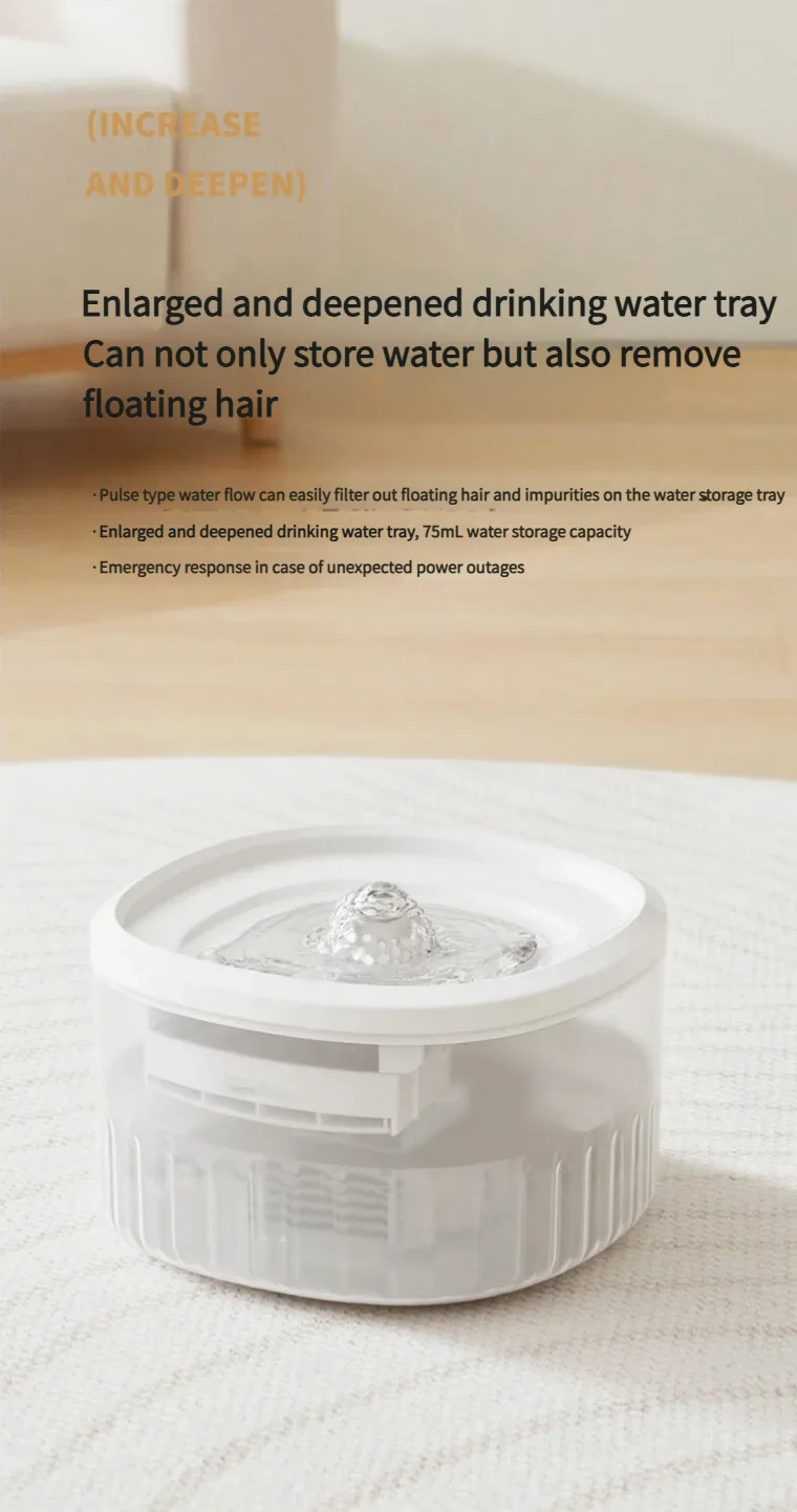 Automatic Cat Water Fountain Circulation Pet Water Dispenser Water Feeder - detail