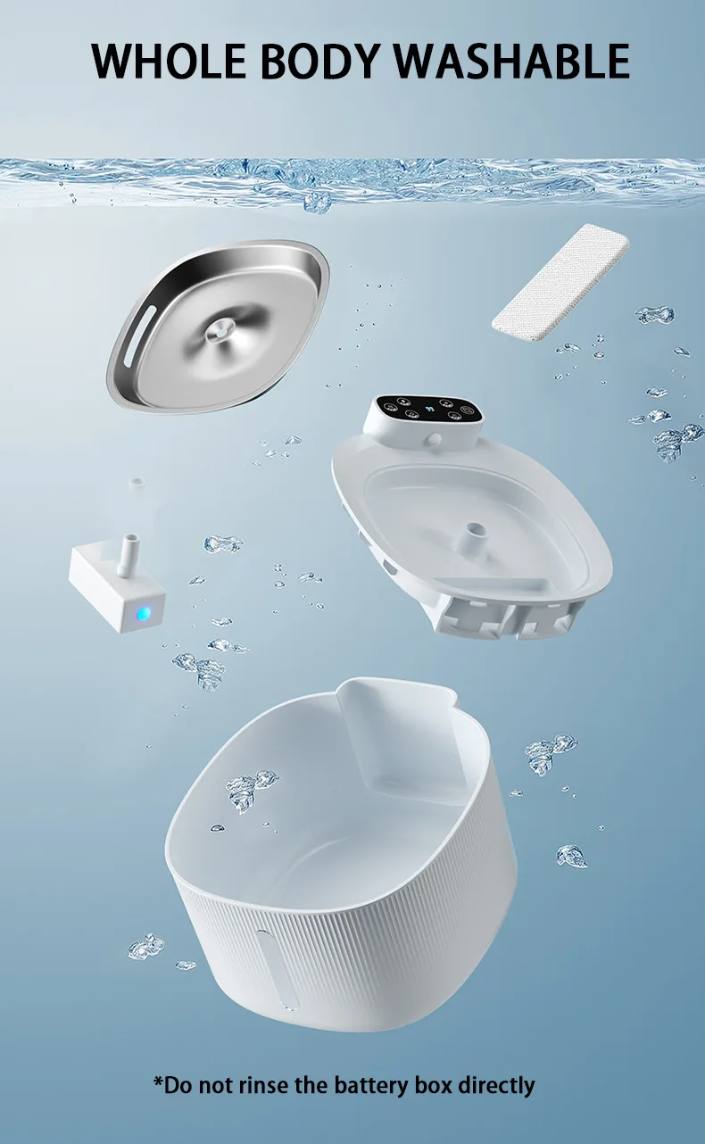 Large Capacity Smart Pet Drinking Fountain Automatic Cat Water Dispenser - detail