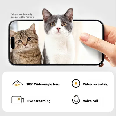 6L Smart WiFi Pet Feeder HD Camera Voice Recording Double Bowls Automatic