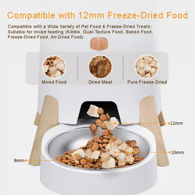Smart Pet Feeder 5L Large Capacity WiFi APP Control Dry Food Dispenser