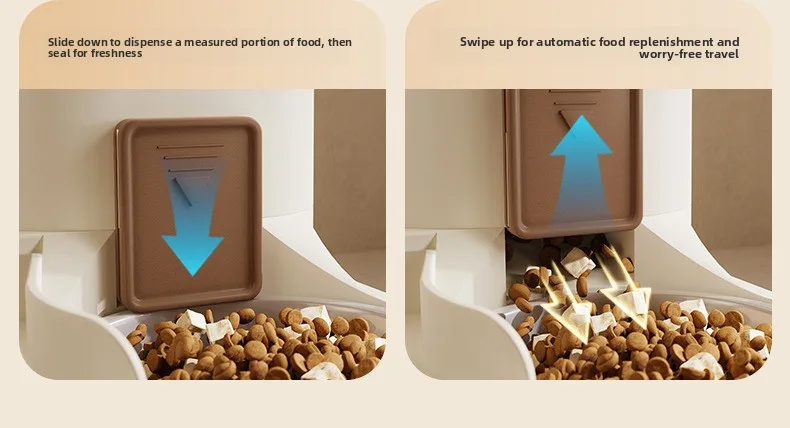 Automatic Pet Feeder and Water Fountain All-in-One for Cats Dogs Wholesale - detail