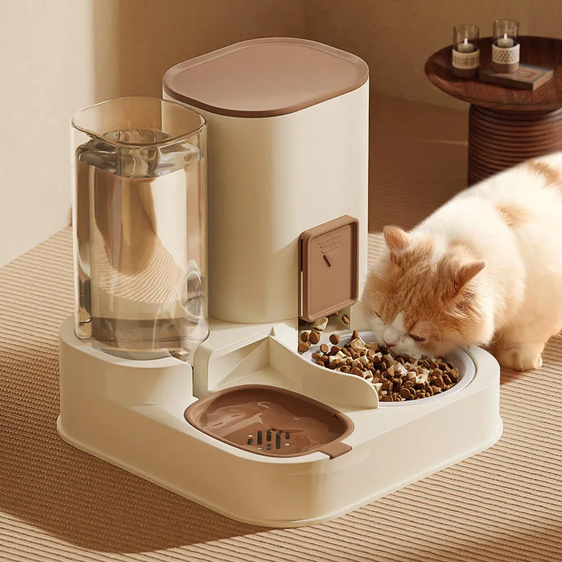 Automatic Pet Feeder and Water Fountain All-in-One for Cats Dogs Wholesale