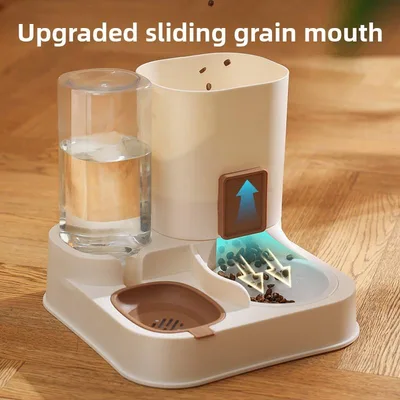 Automatic Pet Feeder and Water Fountain All-in-One for Cats Dogs Wholesale