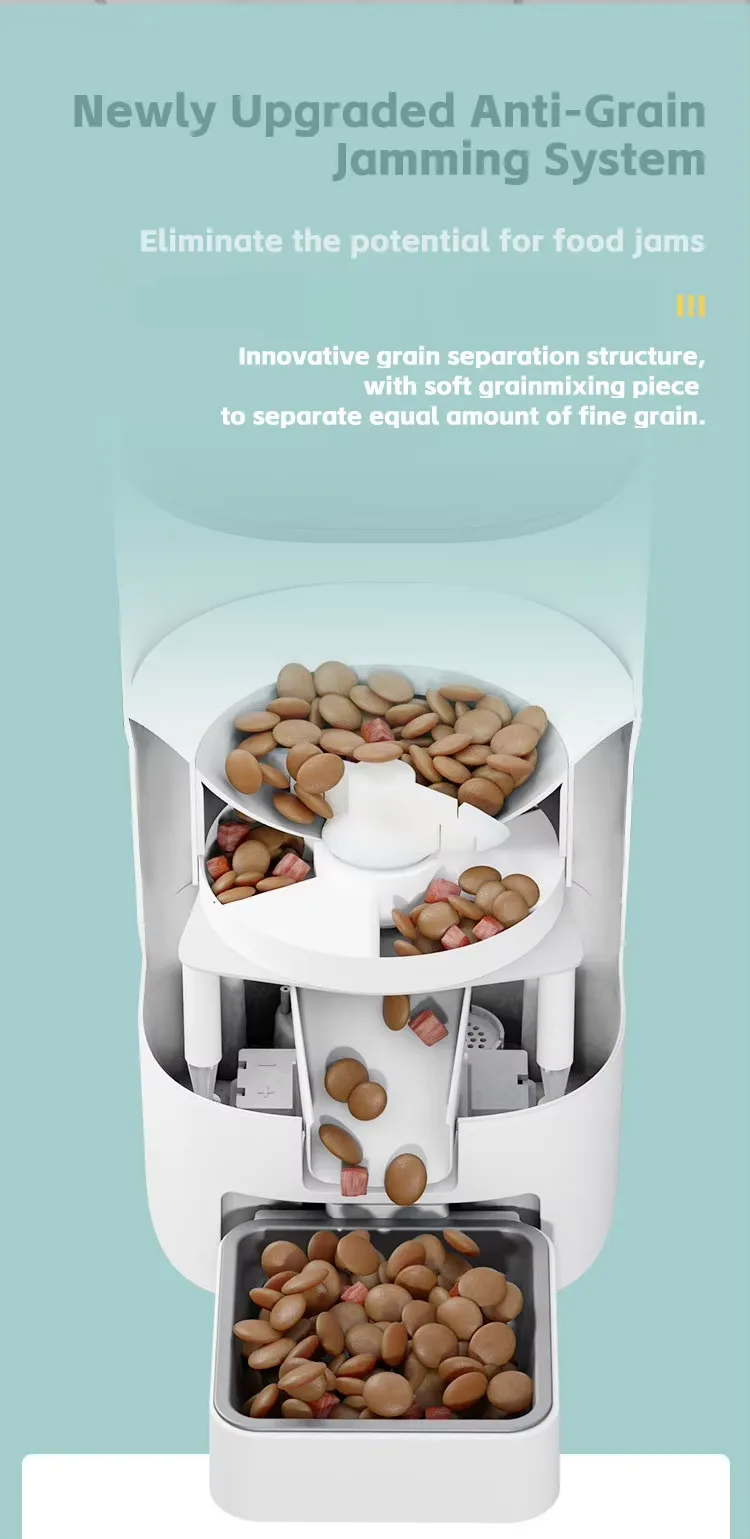 6L Smart Pet Feeder APP Control Timed Portion Automatic Cat Dog Food Dispenser - detail