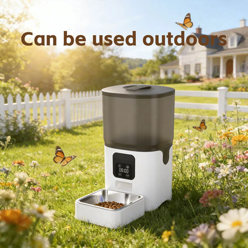 6L Smart Pet Feeder APP Control Timed Portion Automatic Cat Dog Food Dispenser