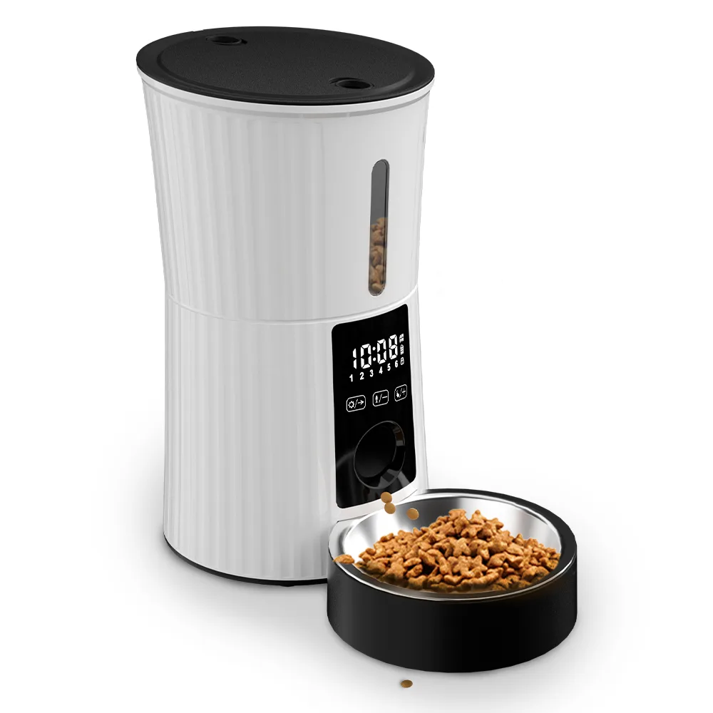 Automatic Pet Feeder Triple Preservation Stainless Steel Bowl Dog Dry Food - detail
