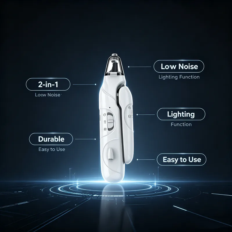 2-in-1 Rechargeable Automatic Pet Nail Grinder Eco-Friendly Grooming Tool - detail