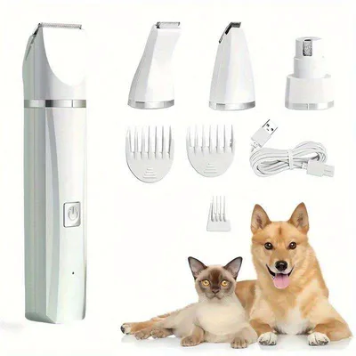 2-in-1 Rechargeable Automatic Pet Nail Grinder Eco-Friendly Grooming Tool