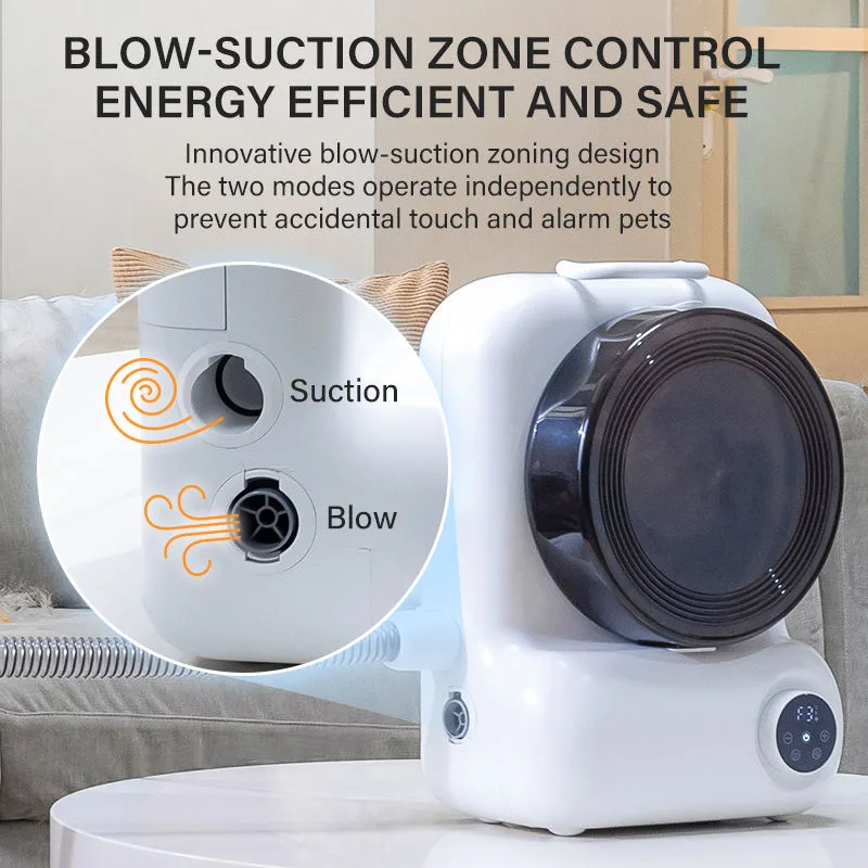 Professional Pet Grooming Kit Fur Remover Hair Brush Dryer Vacuum for Dogs Cats
