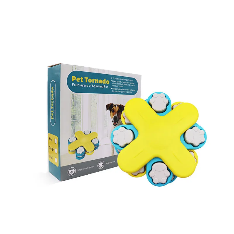 Interactive Dog Treat Dispenser Puzzle Toy Slow Feeder IQ Training