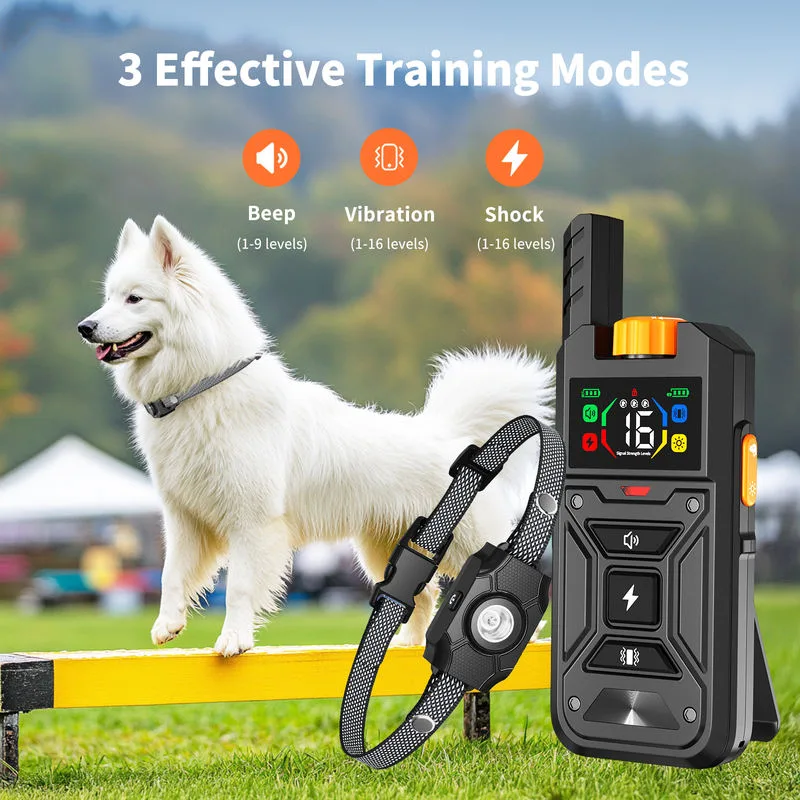 IPX6 Waterproof Dog Training Collar Smart Remote Control with LED Light - detail