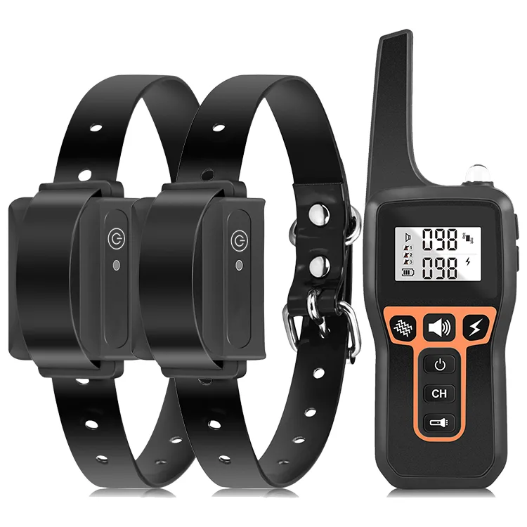 Dog Training Collar Rechargeable Waterproof 1000m Remote Electric Shock - detail